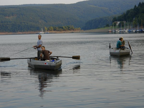 Angeln auf dem Rursee – Kähne gibt es zur Ausleihe